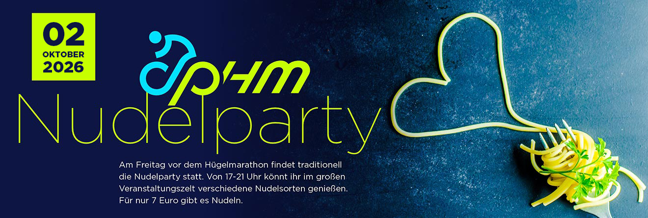 Nudelparty beim Prenzlauer Hügelmarathon