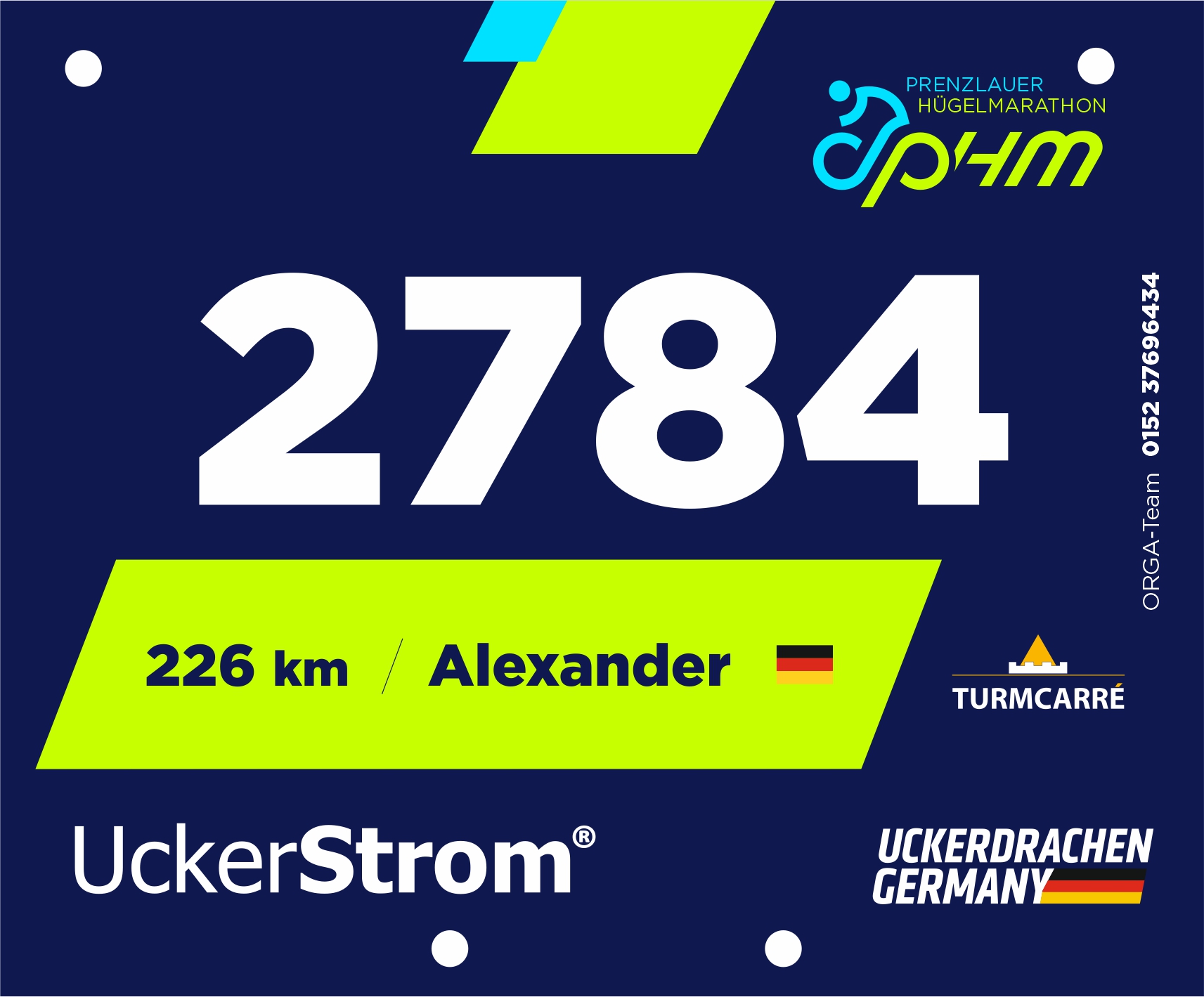 Sonderstartnummer Standardstartnummer